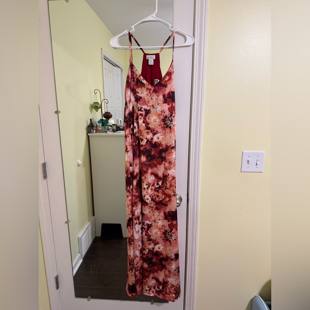 Nicole Miller maxi dress floral S